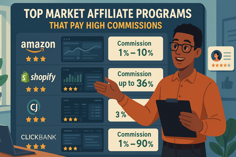 You are currently viewing Top Market Affiliate Programs That Pay High Commissions