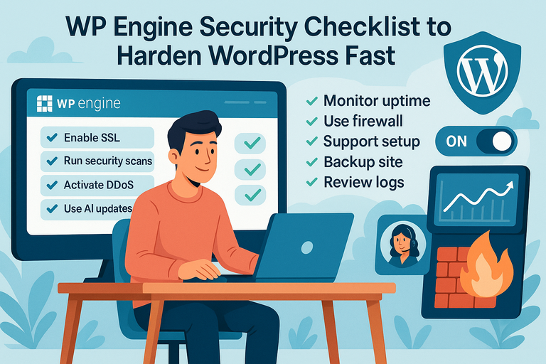 You are currently viewing WPEngine Security Checklist to Harden WordPress Fast