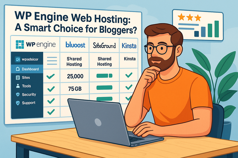 You are currently viewing WP Engine Web Hosting: A Smart Choice for Bloggers?