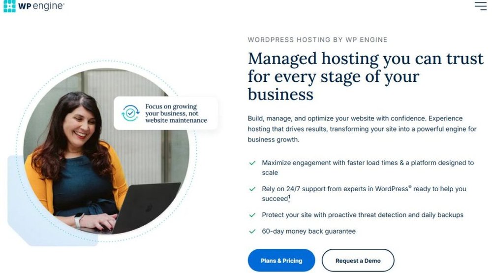 An informative illustration about
WP Engine WordPress