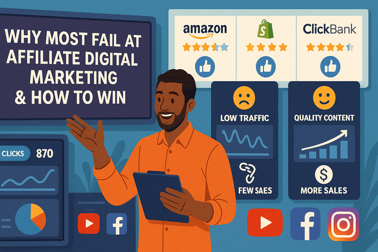 You are currently viewing Why Most Fail at Affiliate Digital Marketing & How to Win
