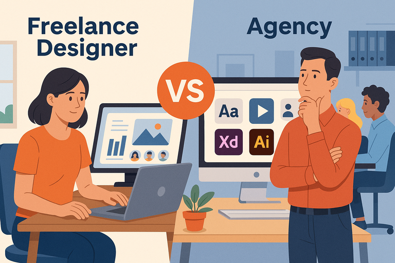 You are currently viewing Why Work With a Freelance Designer Instead of an Agency?