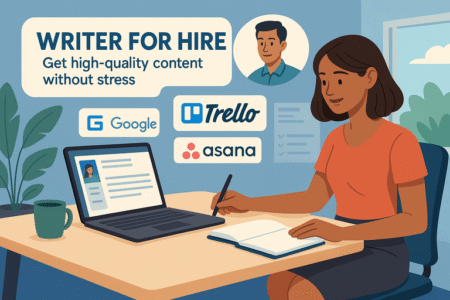 Read more about the article Writer for Hire: Get High-Quality Content Without Stress