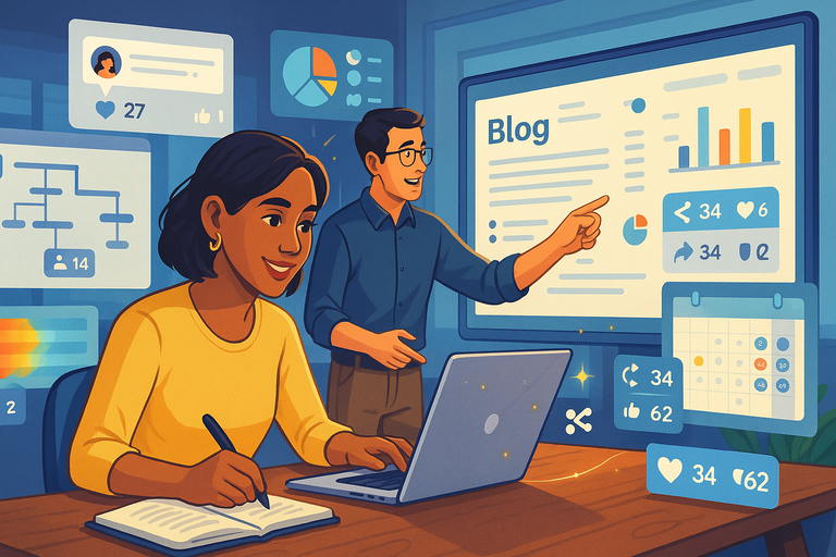 LearnWorlds WordPress Pages That Get Clicks An informative illustration about
Writing Compelling Blog Content That Supports LearnWorlds Courses