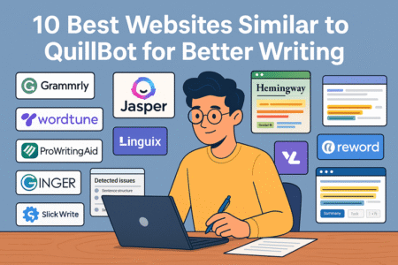 Read more about the article 10 Best Websites Similar To QuillBot For Better Writing