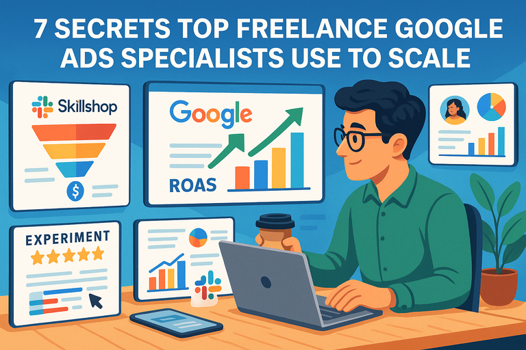 You are currently viewing 7 Secrets Top Freelance Google Ads Specialists Use to Scale
