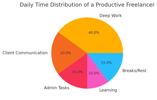 An informative illustration about
Balancing Freedom and Focus When Working From Home