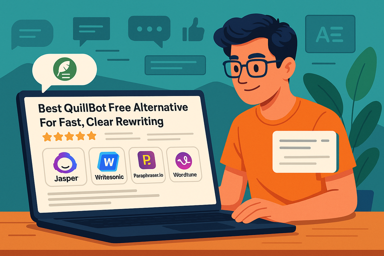 Best QuillBot Free Alternative For Fast, Clear Rewriting You are currently viewing Best QuillBot Free Alternative For Fast, Clear Rewriting