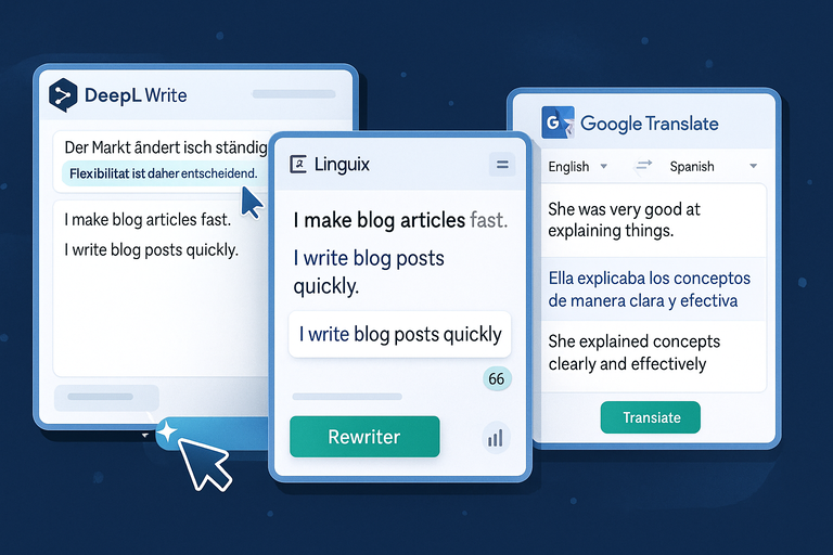 An informative illustration about
Best Tools For Non-English Paraphrasing And Translation