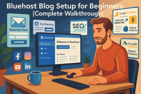 Read more about the article Bluehost Blog Setup for Beginners [Complete Walkthrough]