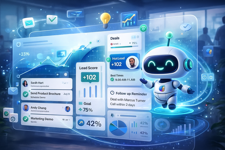 An informative illustration about
AI-Powered Sales Assistant for Smarter Selling