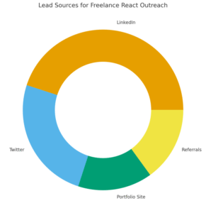 An informative illustration about
Cold Outreach and Personal Branding for React Freelancers