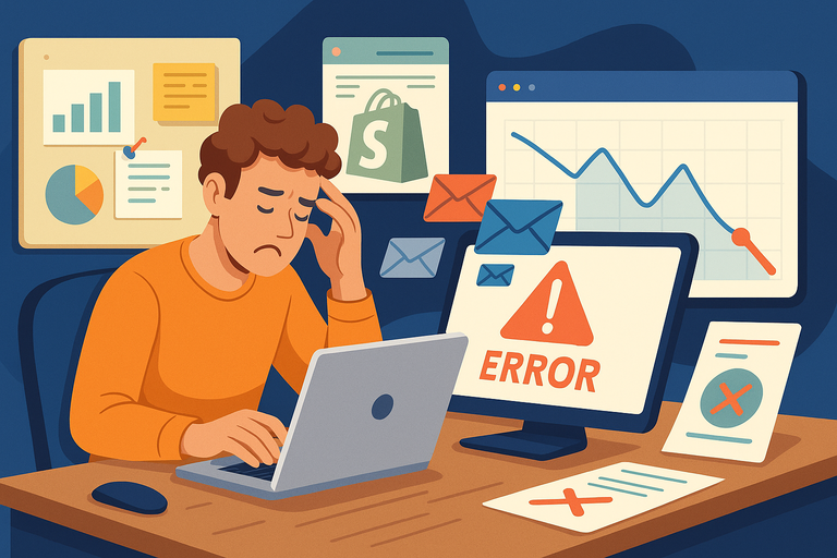 An informative illustration about
Common Mistakes That Break Shopify Funnels (And Fixes)