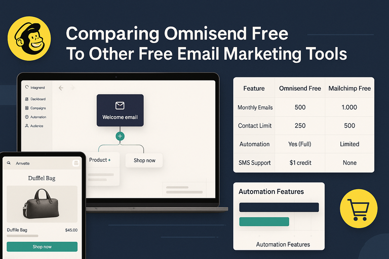 An informative illustration about
Comparing Omnisend Free To Other Free Email Marketing Tools