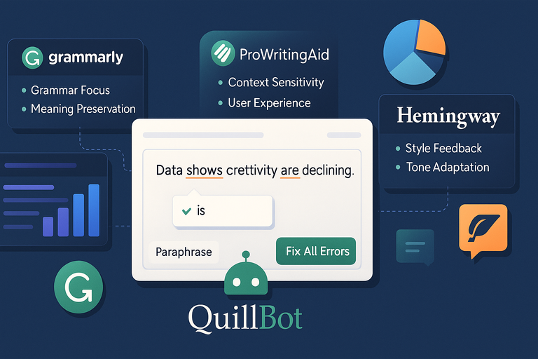QuillBot AI Grammar: Fix Errors With One Click An informative illustration about
Comparing QuillBot AI Grammar With Other Grammar Tools