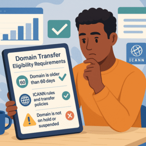 An informative illustration about
Confirm Domain Transfer Eligibility Requirements