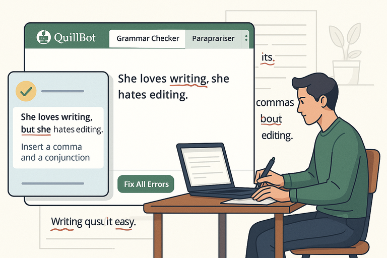 How To Use Free Grammar Checker QuillBot AI To Write Flawlessly An informative illustration about
Correcting Common Grammar Mistakes With QuillBot AI