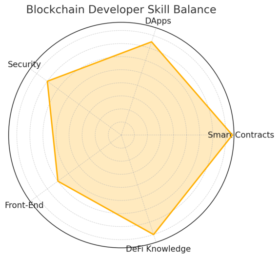 An informative illustration about
Develop a Professional Blockchain Portfolio