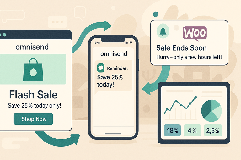 An informative illustration about
Effective Omnichannel Campaigns Using Omnisend for WooCommerce