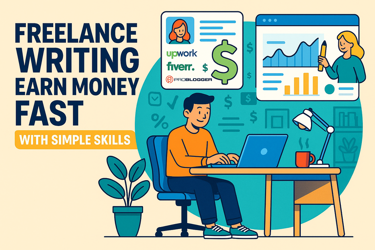 You are currently viewing Freelance Writing Earn Money Fast With Simple Skills