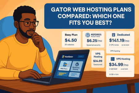 Read more about the article Gator Web Hosting Plans Compared: Which One Fits You Best?