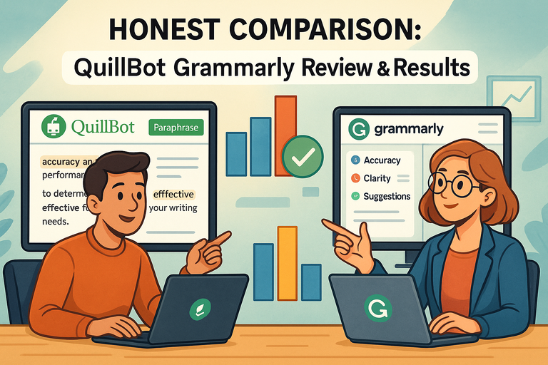 Honest Comparison: QuillBot Grammarly Review & Results You are currently viewing Honest Comparison: QuillBot Grammarly Review & Results