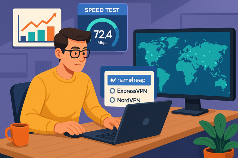 An informative illustration about
How Fast Is Namecheap VPN Compared To Rivals?