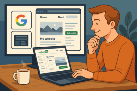 Read more about the article How I Built My MailerLite Website for Free