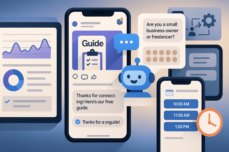 An informative illustration about
How ManyChat Automation Simplifies Lead Generation