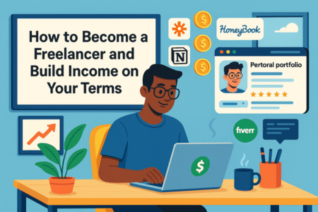Read more about the article How to Become a Freelancer and Build Income on Your Terms