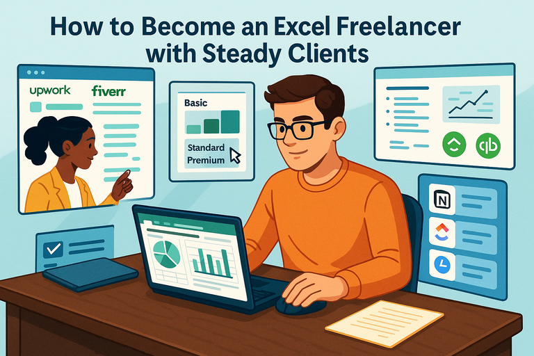 How to Become an Excel Freelancer With Steady Clients You are currently viewing How to Become an Excel Freelancer With Steady Clients