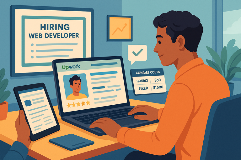 You are currently viewing How to Hire an Upwork Web Developer Without Overpaying