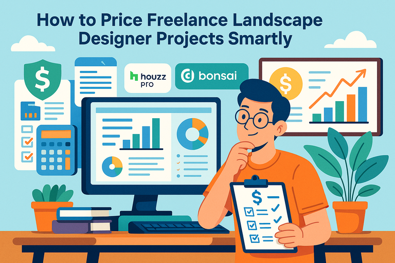 How to Price Freelance Landscape Designer Projects Smartly You are currently viewing How to Price Freelance Landscape Designer Projects Smartly