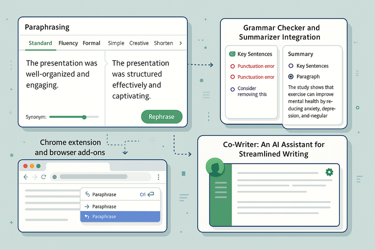 An informative illustration about
Key Features That Make QuillBot Stand Out