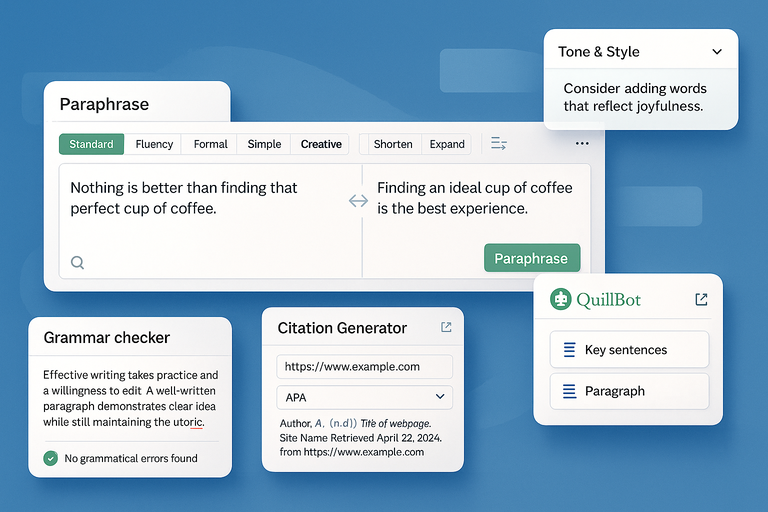 QuillBot Grammar Checker Paraphrase Tool Review An informative illustration about
Key Features That Make QuillBot Worth Considering