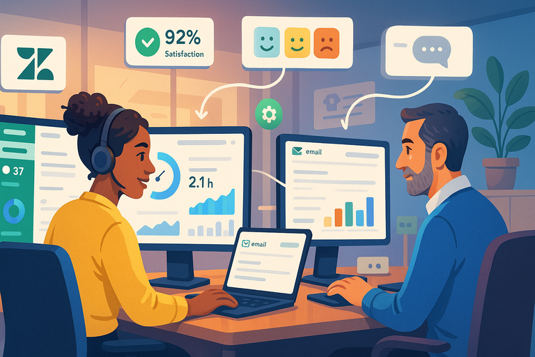 Top MailerLite Integrations for Automating Sales An informative illustration about
Manage Customer Support And Feedback With MailerLite & Zendesk