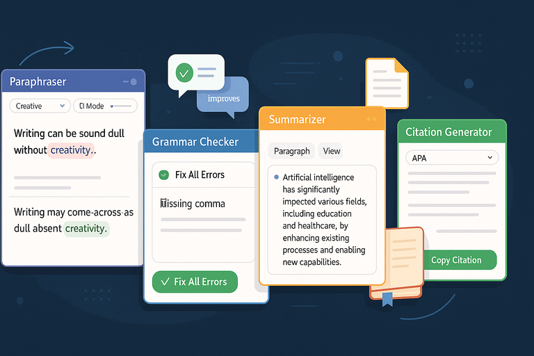 QuillBot Student Guide: How To Write Smarter In Minutes An informative illustration about
Mastering QuillBot’s Core Features