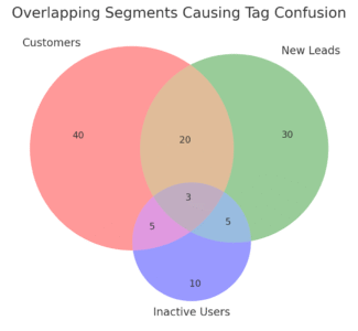 An informative illustration about
Poor Tagging And Segmentation Cause Irrelevant Messaging