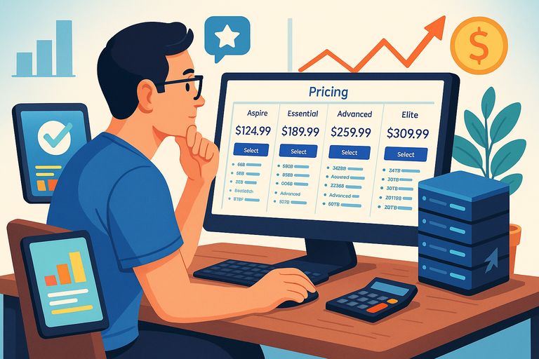 An informative illustration about
Pricing and Value of InMotion Dedicated Servers