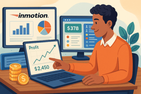 An informative illustration about
Profit Potential With InMotion Reseller Hosting