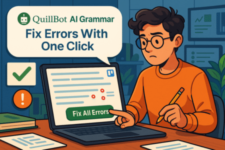 Read more about the article QuillBot AI Grammar: Fix Errors With One Click