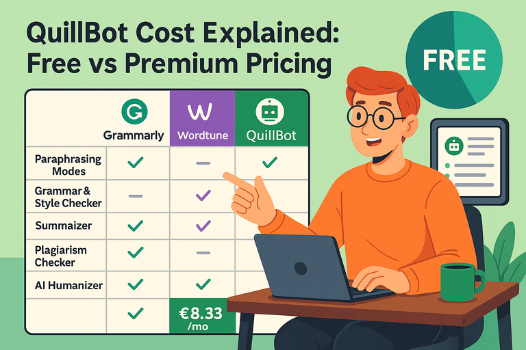 You are currently viewing QuillBot Cost Explained: Free vs Premium Pricing