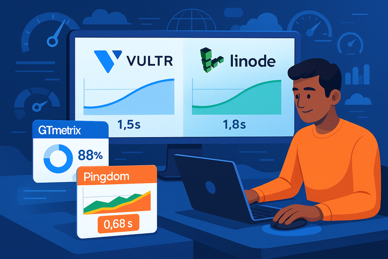 An informative illustration about
Real-World Performance Tests: Vultr vs Linode