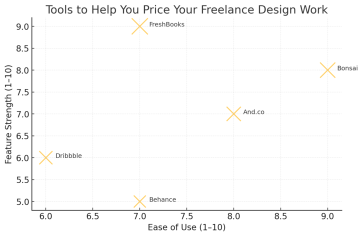 An informative illustration about
Tools to Help You Price Your Freelance Design Work