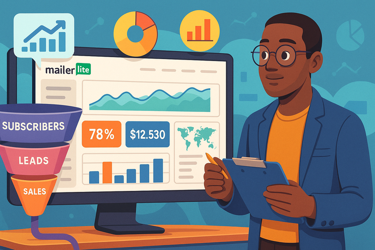 An informative illustration about
Tracking Funnel Performance With MailerLite Analytics