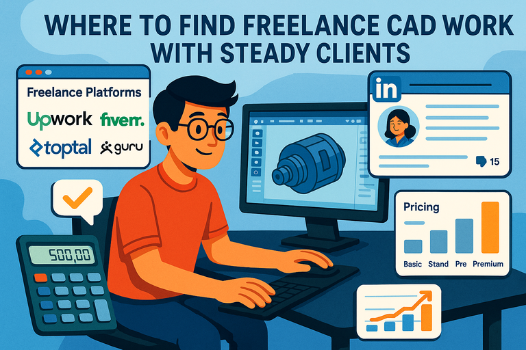 You are currently viewing Where To Find Freelance CAD Work With Steady Clients