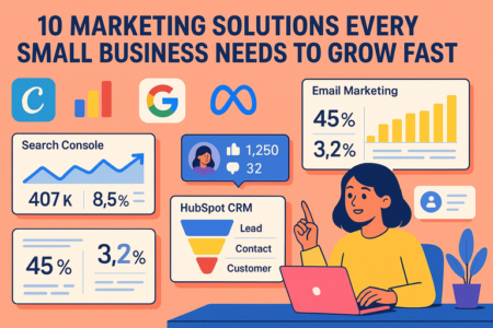 Read more about the article 10 Marketing Solutions Every Small Business Needs to Grow Fast