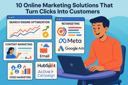 Read more about the article 10 Online Marketing Solutions That Turn Clicks Into Customers