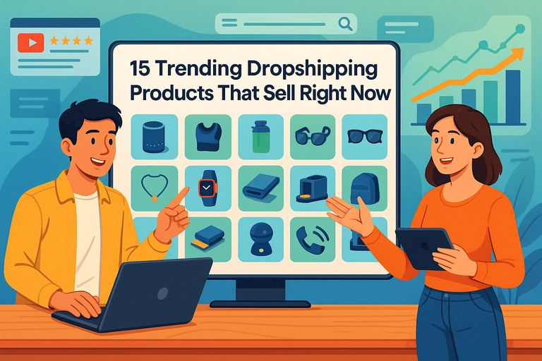You are currently viewing 15 Trending Dropshipping Products That Sell Right Now