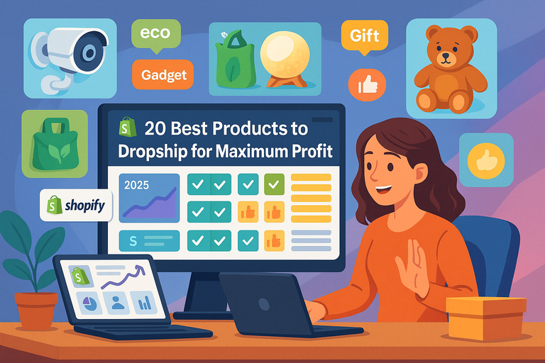 You are currently viewing 20 Best Products to Dropship for Maximum Profit